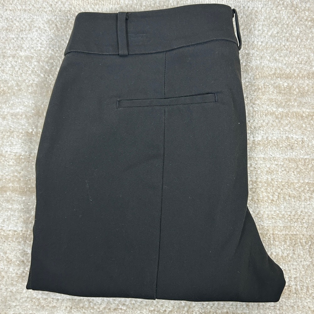 LOFT Julie Skinny Pants Minimalist Black Office Workwear Trousers 10P Petite